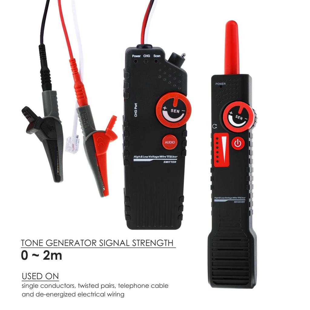 HYY-YY Cable Locator Wire Tracker Electrical Lines Tester Underground Metal Pipe Detector for Communication Electrical Construction HYY-YY Cable Locator Wire Tracker Electrical Lines Tester Underground Metal Pipe Detector for Communication Electrical Construction