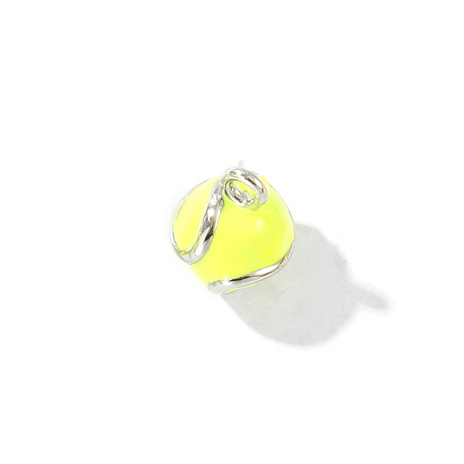 

2 PCs Brass Sport Connectors Charms Pendants 18K Gold Plated Racket Tennis Pendants For DIY Necklace Jewelry Making Findings