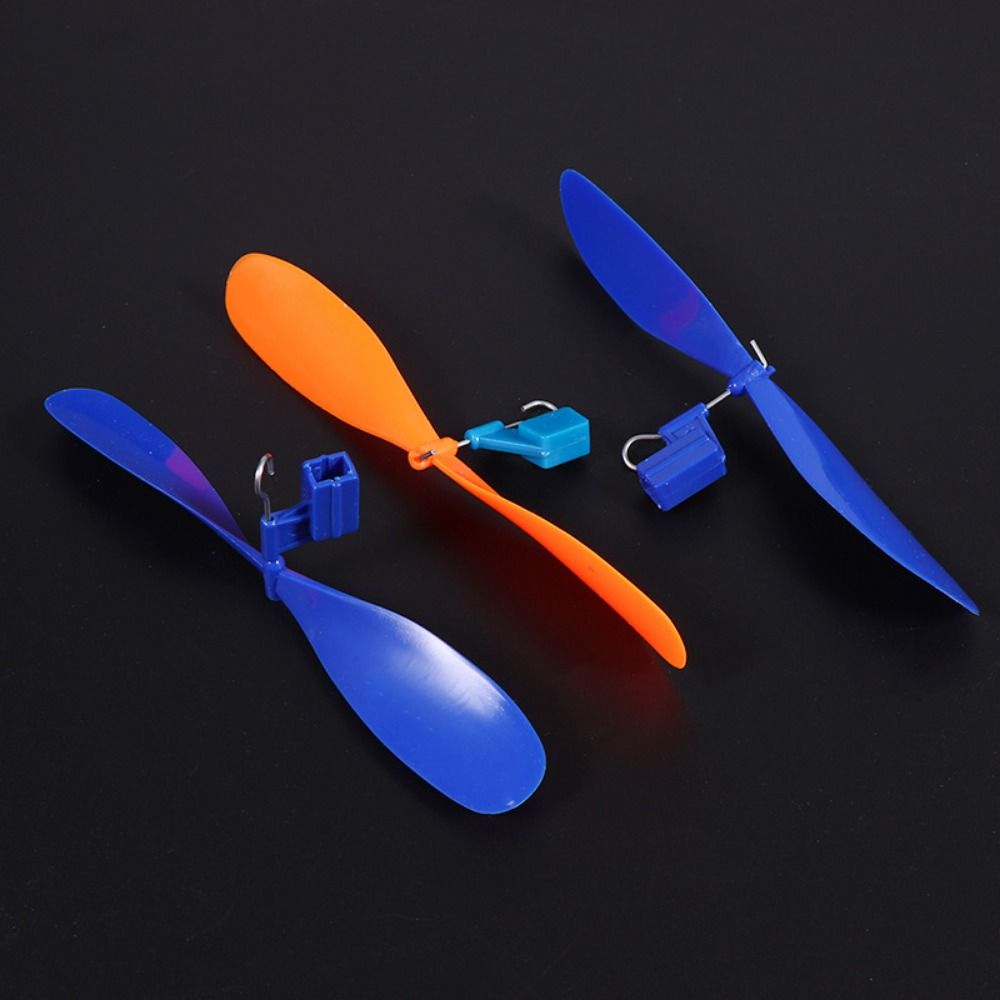 10pcs Plastic Aircraft Propellers 2 Colors Car Propeller  For Student Airplane Projects