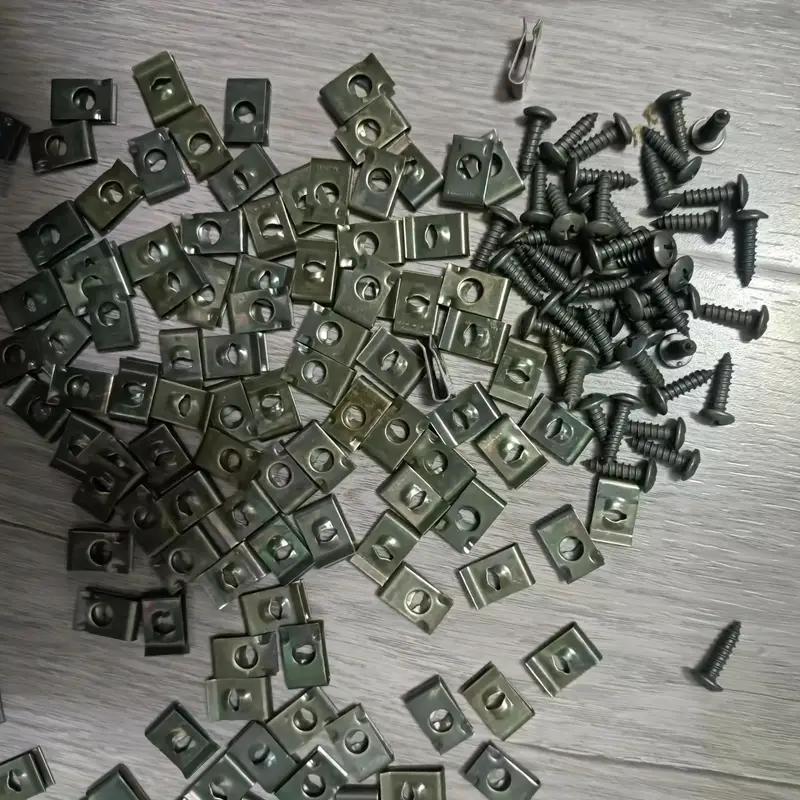 Podstawa śruby samochodowej Bagnetowy klips Samogwintujący klips U-Clip Samochodowy klips do konwersji zderzaka błotnika klips Śruba do samochodu motocykla