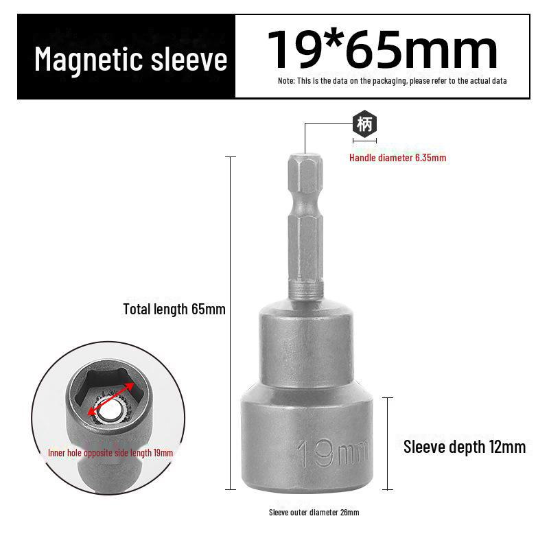 Green Forest Magnetic Hex Socket No. 6 for Electric Screwdriver & Hand Drill