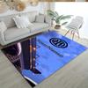 Inter Milan Personalized Name Carpet Perfect for Study room Game Room Dormitory Balcony Antislip Carpet Anime Office Decor