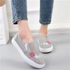 Women's Tennis Shoes Anti Slip Casual Sports White Shoes Shallow Mouth Shoes Flat Shoes Breathable