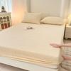 Milk Fleece Carved Fleece Single Mattress Fleece Non-Slip Simmons Bedspread Three-Piece Mattress Protective Cover Bedding