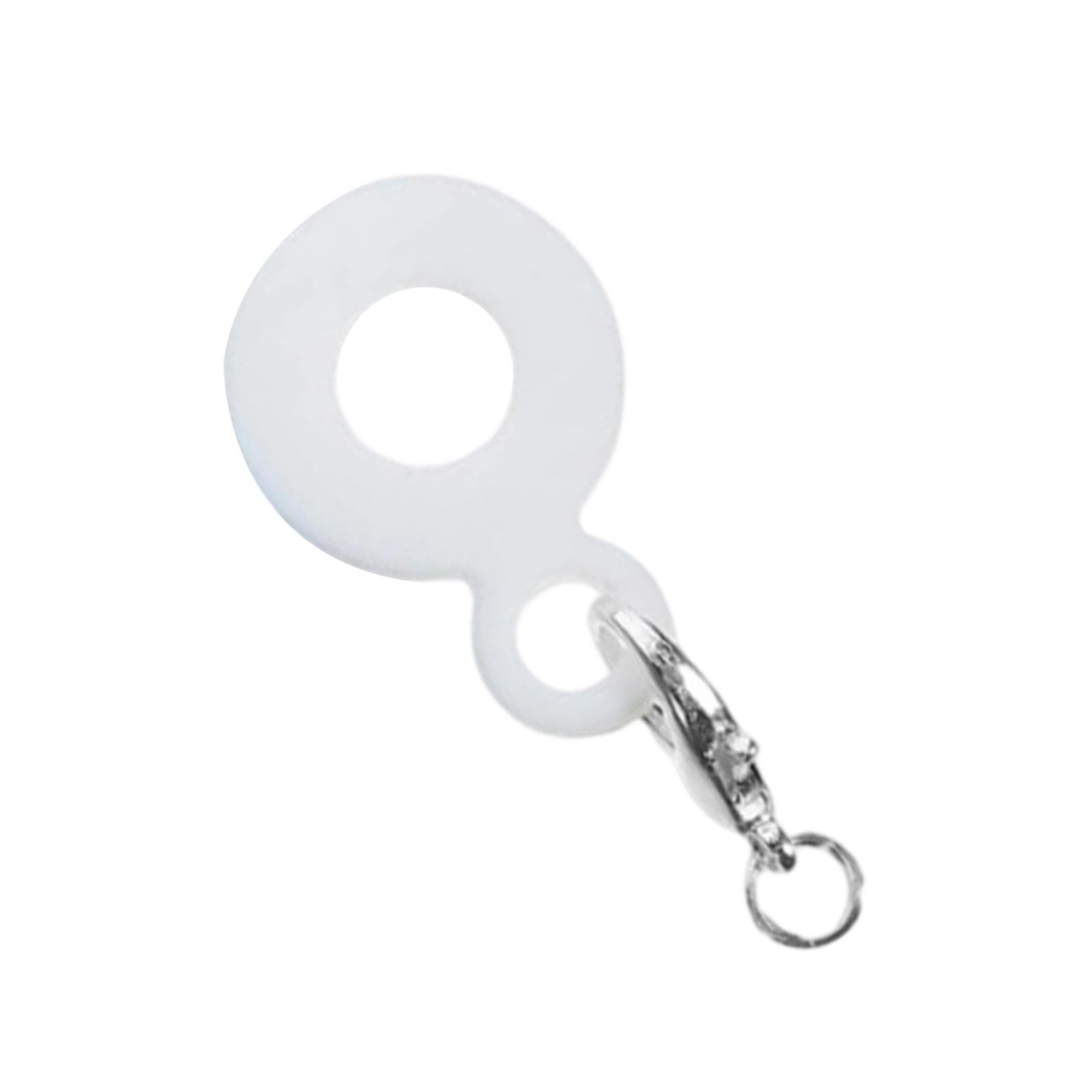 

Силиконовый шарм-подвеска для соломинки, подвеска для чашки, аксессуар для брелока, декоративная подвеска для соломинки, подходит для украшения посуды для напитков белый