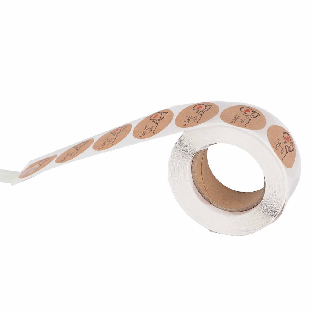 500PCS Baking Designed Decorative Sticker for DIY Desserts Boxes