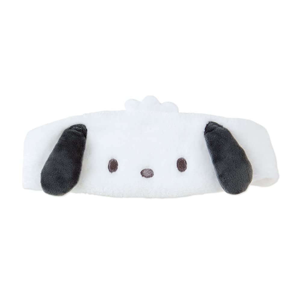 Sanrio Pochacco для лица Один размер Подходит для персонажа 986208 SANRIO Повязка на голову/Тюрбан для волос/Повязка на голову, Белый, Для умывания/Макияжа, Все, Девочки, Дизайн,