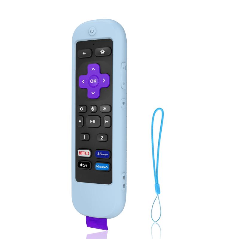 Remote Control Protective Case Compatible For Roku Ultra 2022 Tv Controller Waterproof Silicone