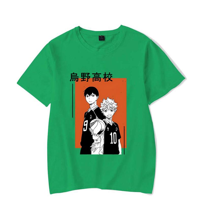 Hot Hinata Shoyo Tobio Kageyama Print Short Sleeve T Shirts Women Men Casual Shirts Summer Crew Neck Anime T-shirts