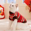 Pet Knit Sweater Cats Small Dogs Winter Warm Striped Pullover Ins Style