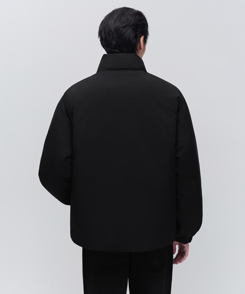 Musinsa Standard Daily Puffer Minimal Short Padded Jacket [Black]