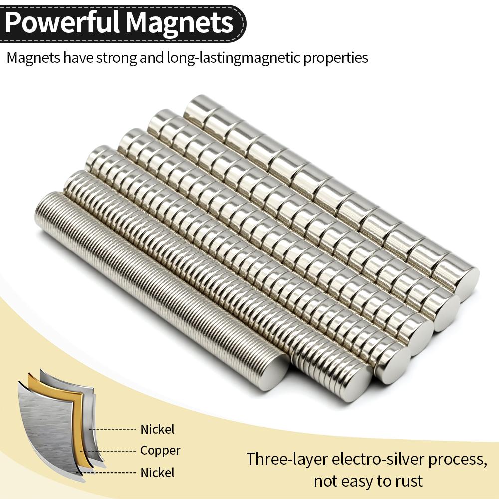 Super Strong Neodymium Magnet N35 NdfeB Permanent Magnetic imanes Round Powerful Magnets Refrigerator 10x1 10x2 10x3 10x5mm