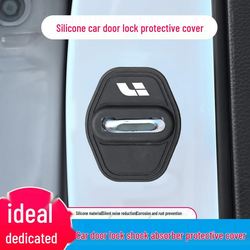 

Ideal L6 Car Door Latch Cover: Shock-Absorbing Silicone, Noise Reduction, Anti-Rust, Silent, Decorative Protective Part