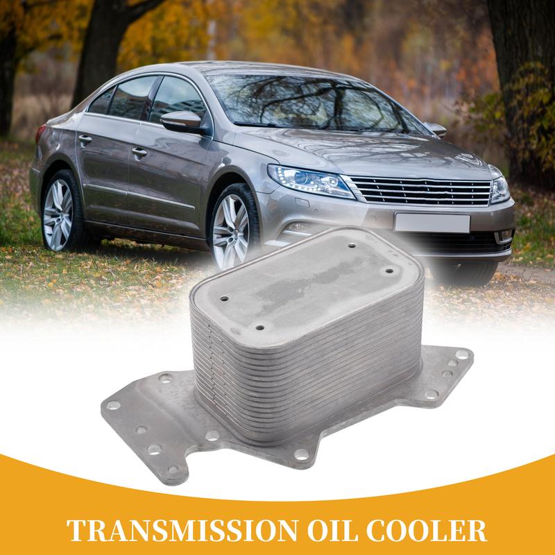 UXCELL Engine Oil Cooler for Volkswagen Touareg No.059117021J Transmission Oil Cooler