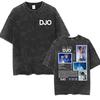 Djo Back on You World Tour 2026 Koszulki Vintage Washed Joe Keery Thecrux Prezent dla Nowych Fanów Koszulki Męskie Damskie Hip Hop Koszulka Oversize