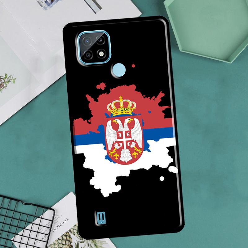 

Крутой чехол с флагом Сербии для Realme 9 Pro Plus 8 8i 9i C35 GT Neo 2 Чехол для OnePlus 10 9 Pro Nord2 8T 9R 10R Realme C35