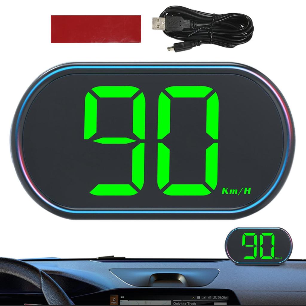 Car Head Up Display - Auto Projection, Car HUD Speedometer | Car Dashboard Display, Minni Vehicle Smart Display with 3.2 Inch LED Screen, Portabl