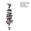 Metal Wind Chime for Outside Butterfly/Red Bird/Hummingbird Hanging Windchimes for Garden Patio Backyard Decor