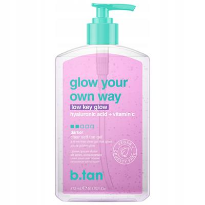 B.TAN GLOW YOUR OWN WAY LOW KEY GLOW Self-Tanning Gel 473ml