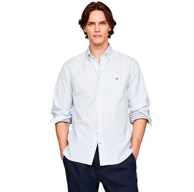 

Tommy Hilfiger Natural Soft Poplin Stp Rf рубашка с длинным рукавом M