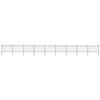 VidaXL Garden Fence with Steel Arch 1603.5 X 120 Cm Black 277673