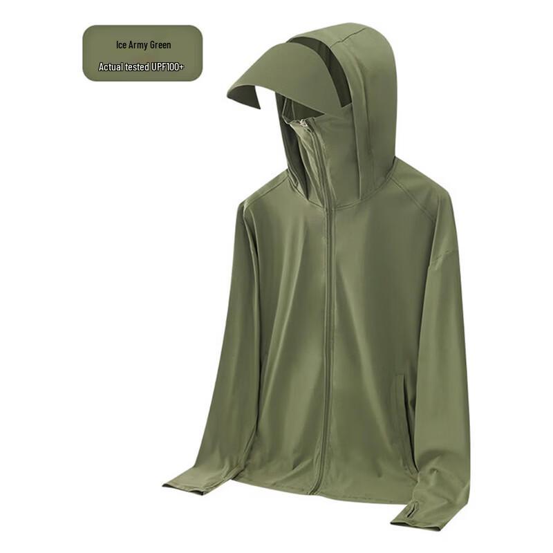 LVSISI Unisex Ice Silk Lightweight UPF50+ Sun Jacket
