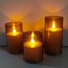 Flameless Electronic LED Candle Light, Flashing Candles, Timer, Remote Control, Battery-operated, Home Decoration, Room Candle