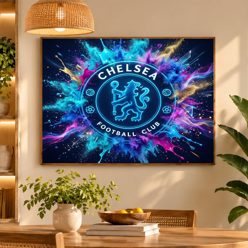 5D Diamond Painting Chelsea FC DIY Full Drill Diamond Art Kit Home Decoration