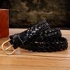 New Handwoven Belt Vintage Pin Buckle Casual Ladies Belt