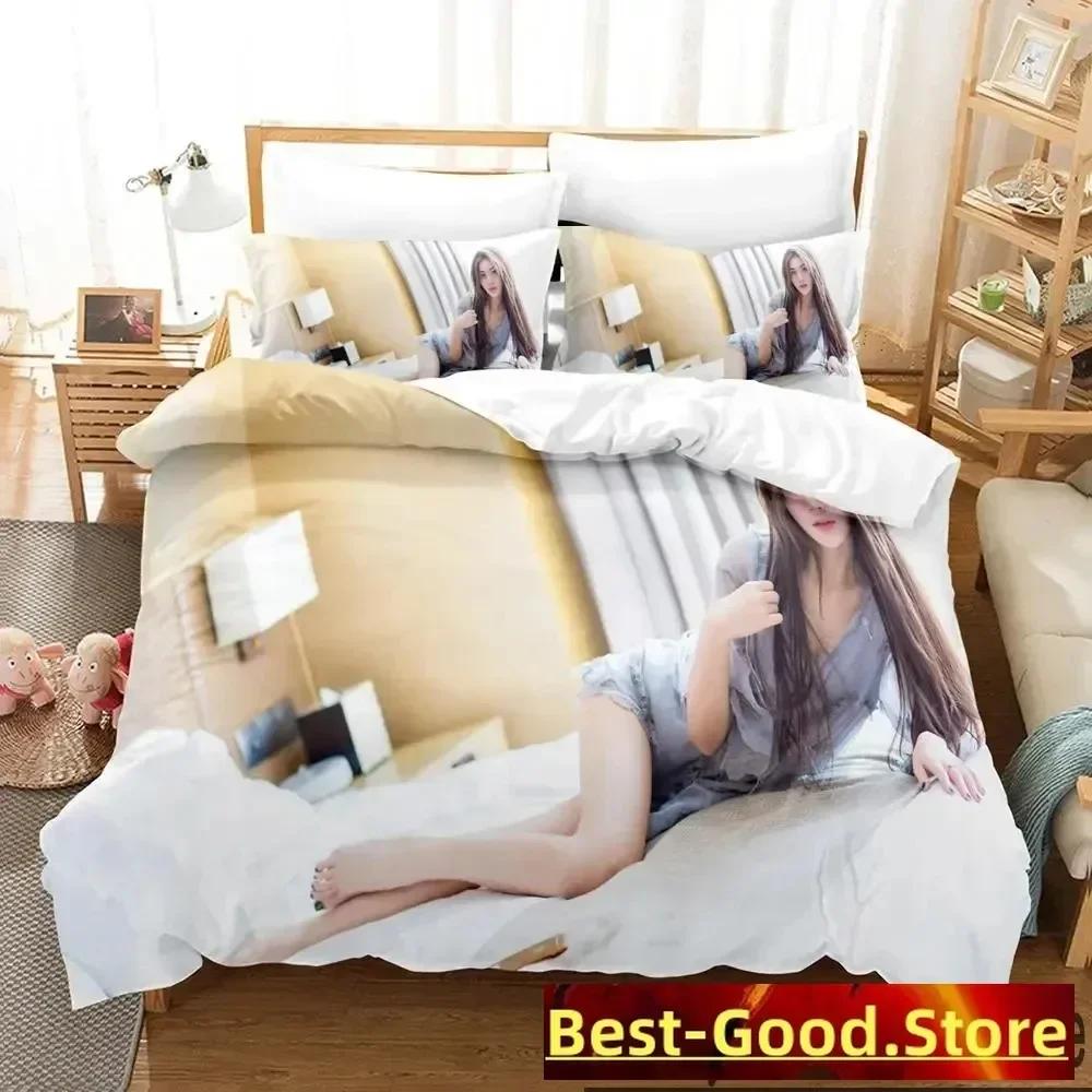 Sexy Y2K Mädchen Sexy Bettwäsche Set Jungen Mädchen Einzelbett Queen King Size Bettbezug Kissenbezug Bett Jungen Erwachsene Heimtextil
