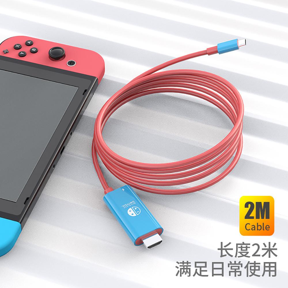 

4K 30Hz USB C to HDMI Cable with 100W PD Fast Charging Video Sync for Handheld Gaming Console MacBook 1080P HDR Power Delivery синий