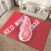 Detroit Red Wings Logo Design Rug Non-slip Rug Suitable for Living Room and Bedroom Sofas.
