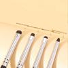 4/6Pcs Eye Detail Brushes Set Horse Hair Eyeshadow Brushes Undereye Smudge Brushes Soft Eyeliner Brush Perfect Eye Makeup Tools