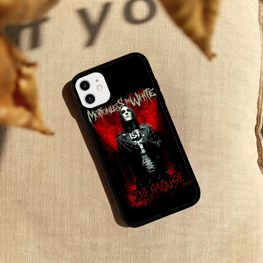 

Motionless In White Phone Case Silicone PC+TPU For For IPhone 11 12 13 14 15 16 Plus Pro Max Cover iPhone 12
