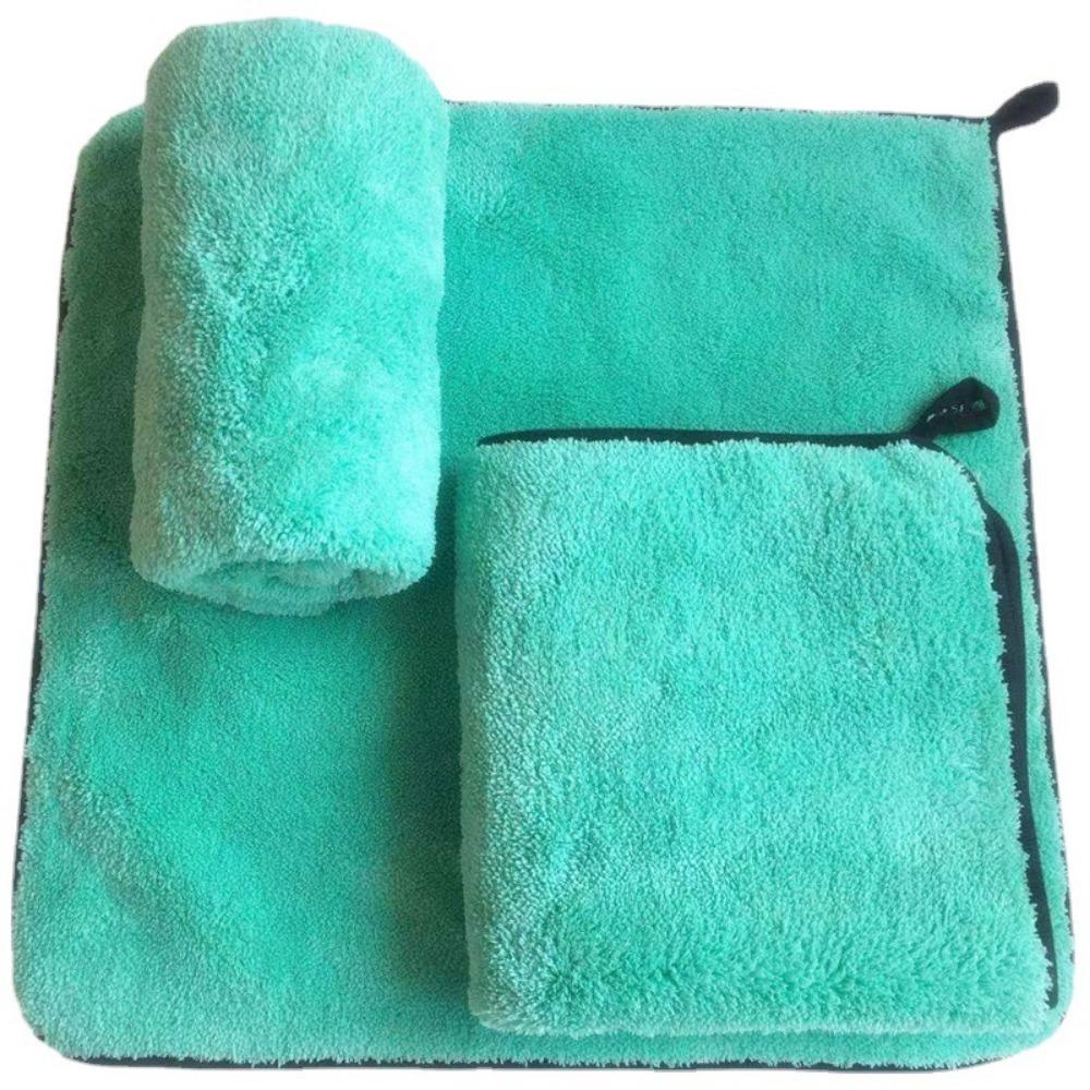 1 pz 1400GSM Coral Fleece Deluxe Car Wash Microfibra Asciugamano Peluche Pulizia Asciugatura Panno Cura Auto Dettaglio Lucidatura