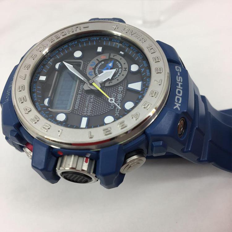 CASIO Men Liquid Crystal/Analog Dual Display Series Black Watch GWN-1000-2AER GWN-1000-2AER