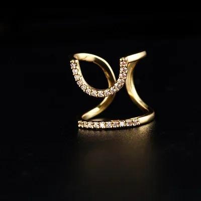 

Korean Fashion Nail Metal Line Fine Gothic Women s Ring Wholesale Daily Accessories for Women Fashion Creative Gifts Decor Gold