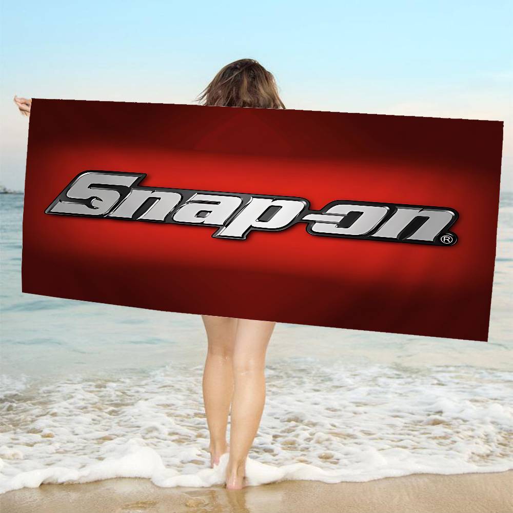 S-Snap On LOGO Microfiber Beach Towel Absorbent Quick dry Soft Yoga Swimming Resort Mountain Climbing Towel