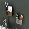 Mounted Cosmetic Bathroom Accessories Storage Rack Toothbrush Holder Storage Box Toothpaste Holder