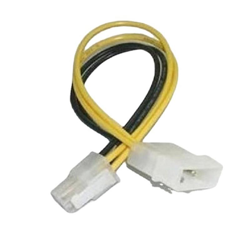 4Pin Connector 4Pin to Mini 4Pin Connector Auxiliary Power Adapter Cable Replacement for Motherboard Power