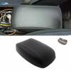 1*BLACK LEATHER Center Armrest Pad Console Lid Cover For Toyota Corolla 2014-18