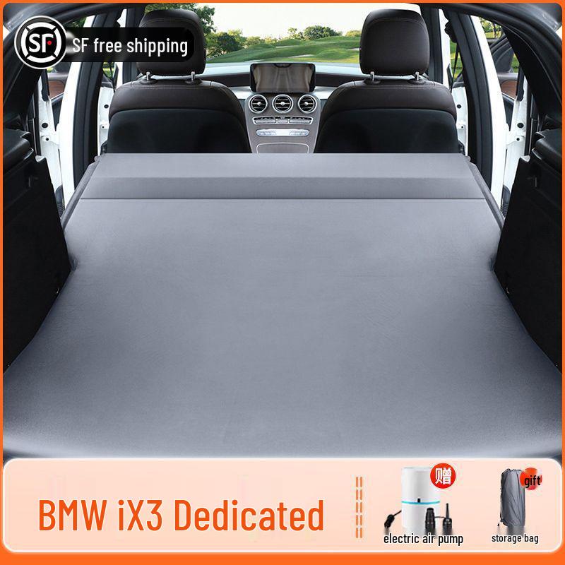 BMW iX3 Car Bed: Trunk Air Mattress, X3 Travel Bed, Rear Sleeping Mat.