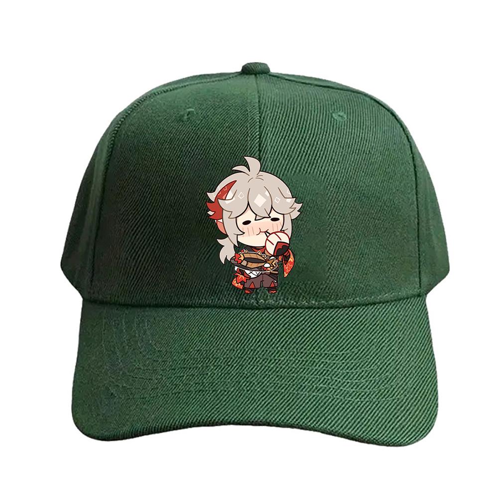 Genshin Impact Kaedehara Kazuha Cap Summer Woman Man Adult Casual Fashion Casual Adjustable Fishing Hat Sun Hat