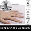 Microfiber Shaggy Absorbent Bath Mat Soft Bathroom Mat Non Slip Machine Washable Bathroom Rug Shower Mat Quick Dry Floor Mats