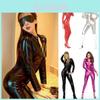 Metallic Sexy Catsuit Stretch Bodysuit With Soft And Comfortable Fabric For Women