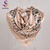 [BYSIFA] Hijab Scarf New Black Women Silk Square Scarf Shawl Luxury Brand Winter Scarves Kerchief Spring Female Fall Head Scarfs