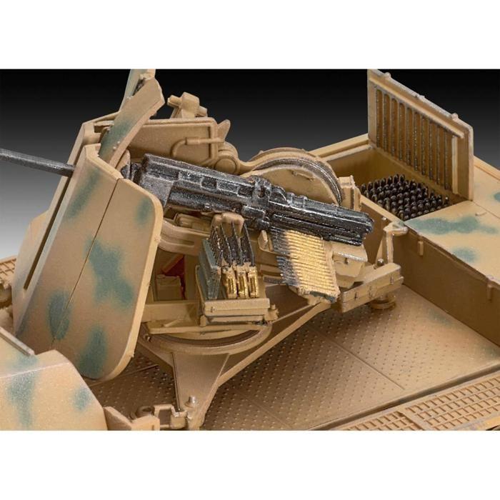 Maquette Véhicule Militaire : sWS Mit Flak-Aufbau Als Sfl. Mit 3,7cm Flak 43