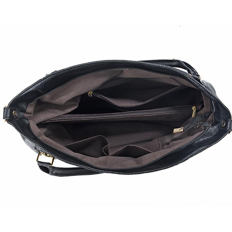 2025 Neue Damenhandtasche aus weichem Leder mit großem Fassungsvermögen im Retro-Stil, einfarbig, Krokodil-Schultertasche, temperamentvoll, Joker, Umhängetasche