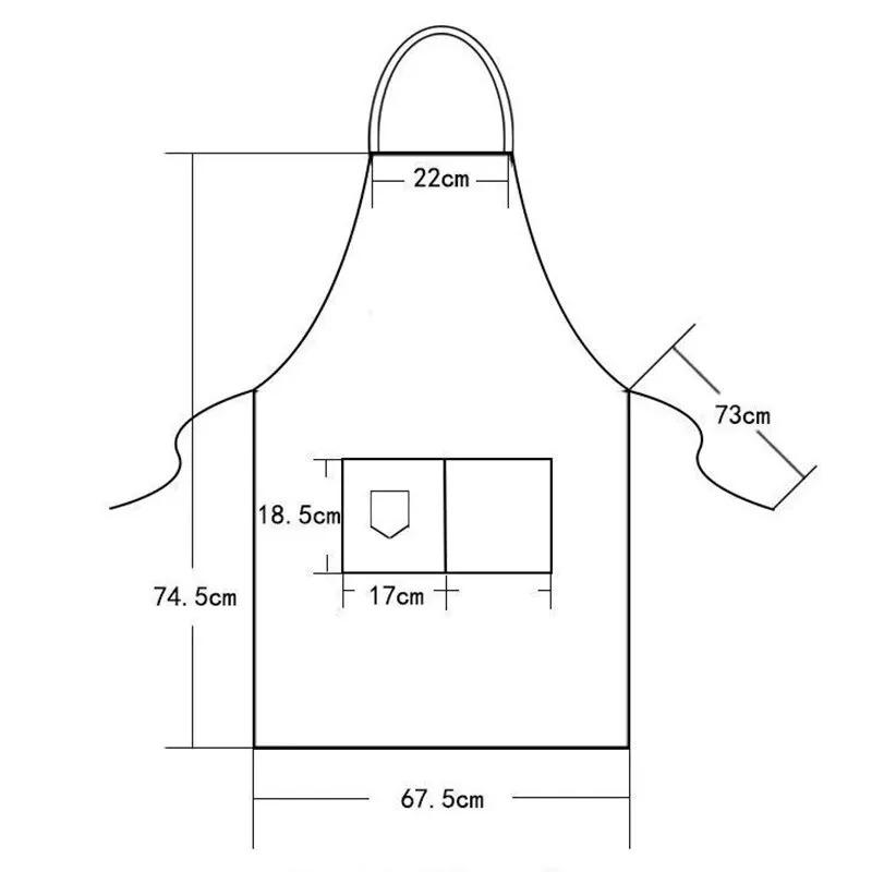 Kitchen Apron for Women Men Chef Work for Grill Restaurant Bar Shop Cafes Beauty Nails Studios Uniform