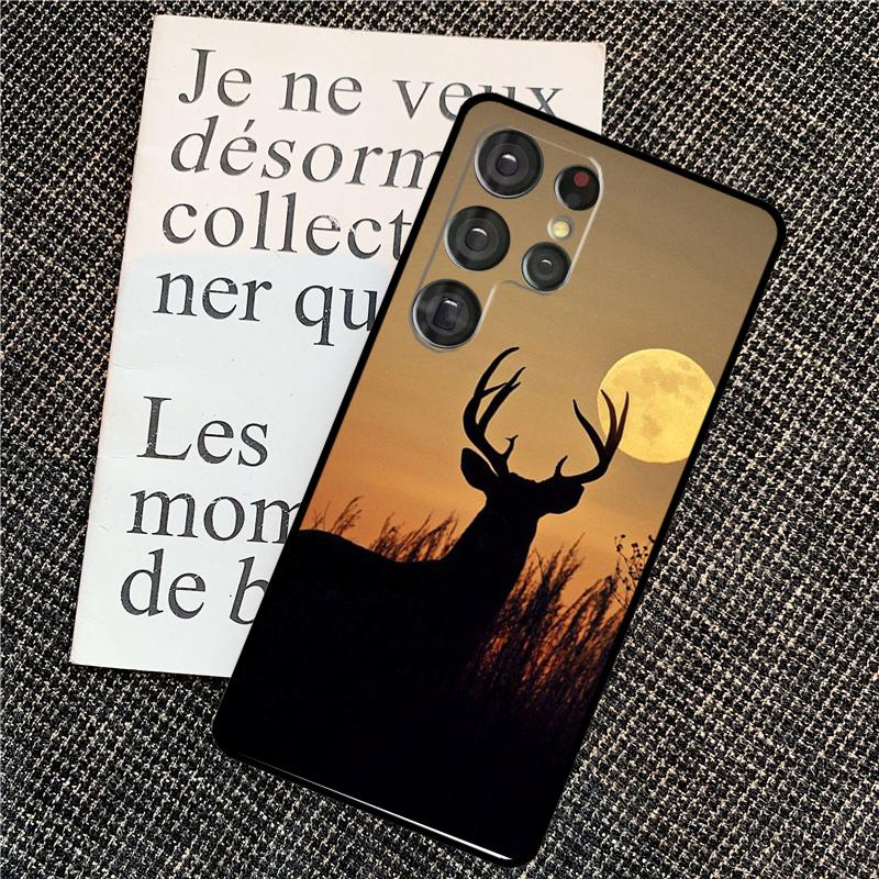 Animal Deer Case For Samsung Galaxy S24 S25 Ultra S20 S21 S22 S23 Ultra S9 S10 Plus S25 FE Back Cover